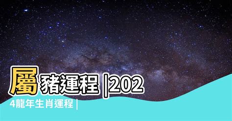 2024年 豬年運程|2024 肖豬流年運程 